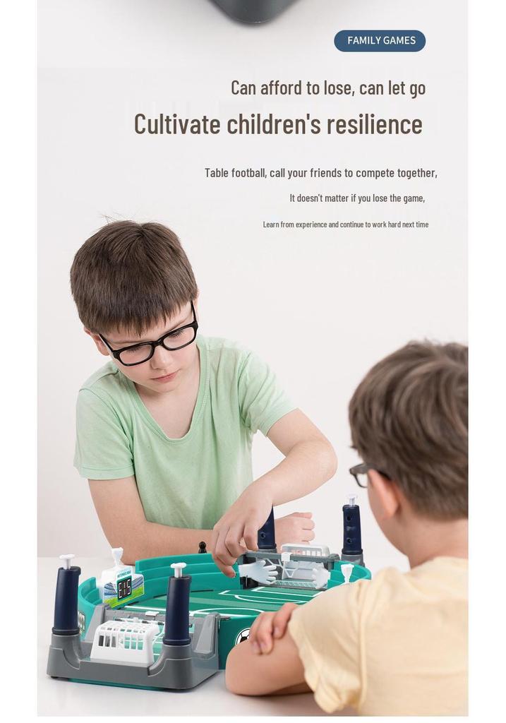 Educational Table Football Game for Kids: Handheld, Two-Player Board for Parent-Child Interaction, Ages 3-8