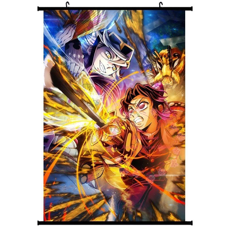 Tasse D-Demon S-Slayer Château de Mugen Neuf Piliers Tomioka Giyu Tanjiro Papillon Ninja Affiche Rouleau Anime Produit Dérivé