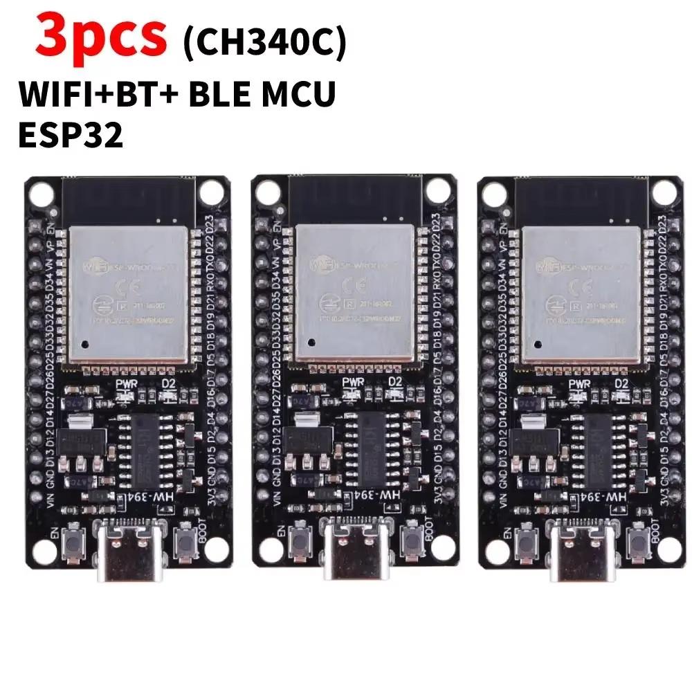 ESP32 -32 Development Board TYPE-C CH340C/ USB CP2102 WiFi+Bluetooth Ultra-Low Power Consumption Dual Core Wireless Module