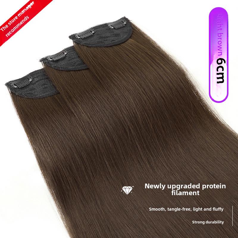 Seamless Long Hair Extension Set: Invisible Straight Wig Patches for Women