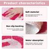 Bibabala Get-Naked Bath Mat, Cute Bathroom Rugs, Non Slip Absorbent Pink Bath Rug, Funny Bathroom Decor, Bathtub Decor Mats,Washable Shower Rug for