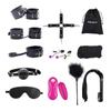 Edostree SM 11 Piece Eye Nipple Cross SM SM Play Goods, Restraints, Set, Fetters, Handcuffs, Mask, Collar, Gag, Whip, Clips, Rope, Shackles, Cosplay,
