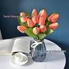 7-Head Artificial Tulip Bouquet Desktop Arrangement for Weddings & Performances