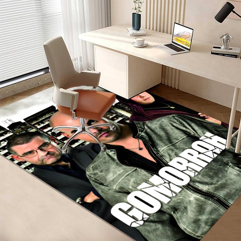Gomorrah Printed Carpet, Rug for Office Chair Living Room Bedroom Kitchen Room Decor Gifts.
