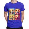 art golden retriever dog Novelty 100 Cotton TShirt gloden retirever Tees Tops For Unisex