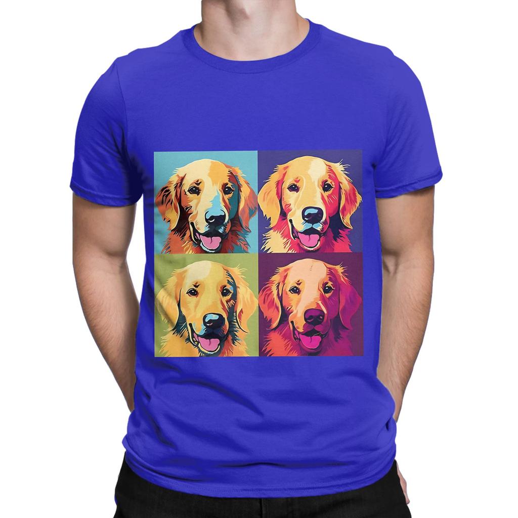 art golden retriever dog Novelty 100 Cotton TShirt gloden retirever Tees Tops For Unisex