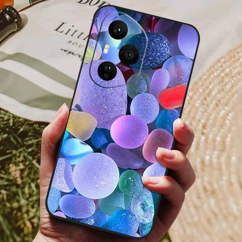 For Honor 400 Pro Case Soft Silicone Cover Black Bumper TPU For Honor 400 Pro 5G Case Honor400 Global Funda Phone Cases Cover