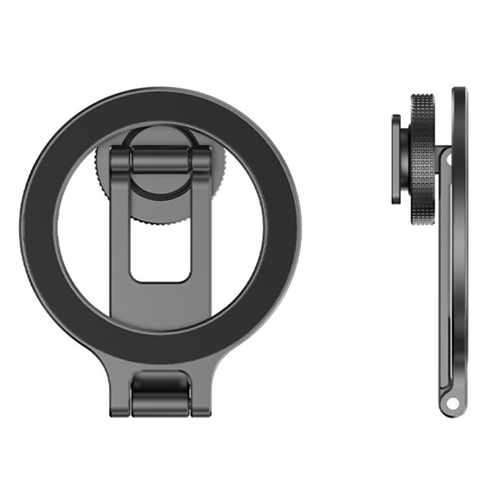 MG05 Foldable Cold Shoe Mount Metal Phone Stand Magnetic Aluminum Alloy Cellphone Bracket A
