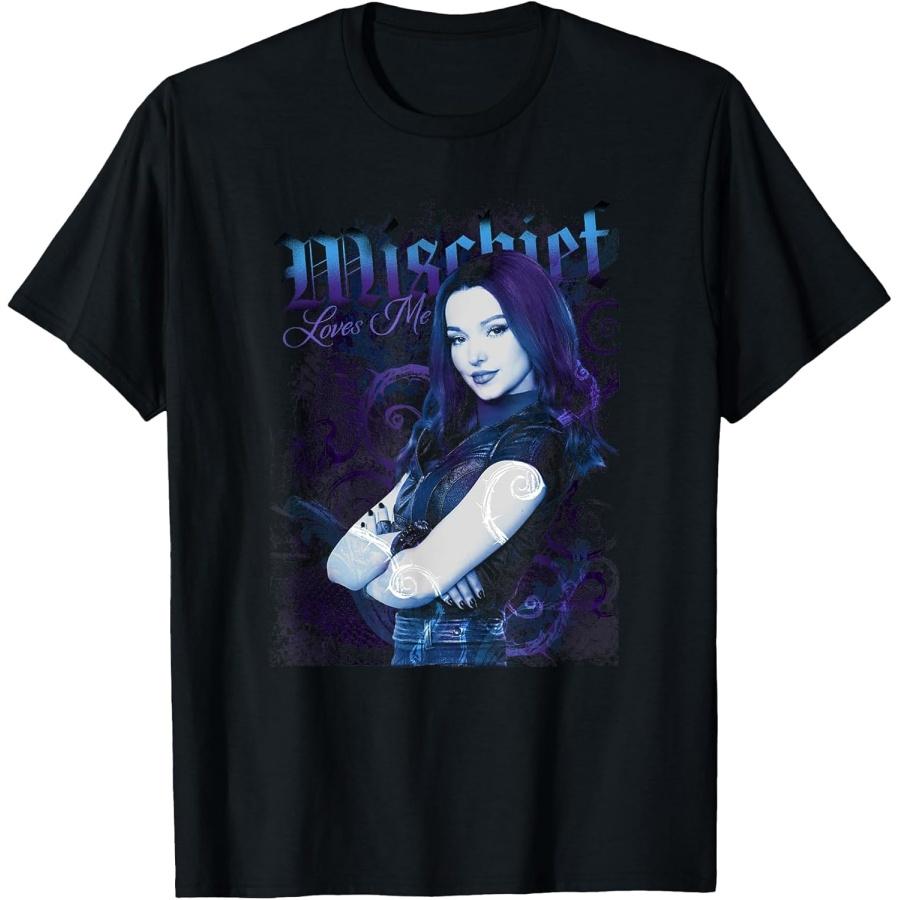 Дисней Наследники 3 Мал Мисчиф Любит Меня Постер Футболка S