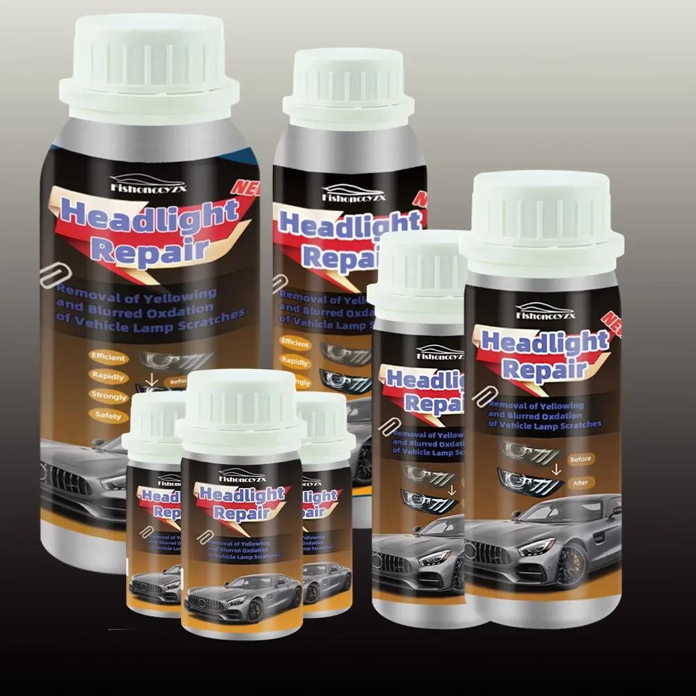 100ml Lešticí chemikálie na světlomety Lešticí sada Kapalina na světlomety Polymerová Opravná kapalina Sada na renovaci světlometů automobilu