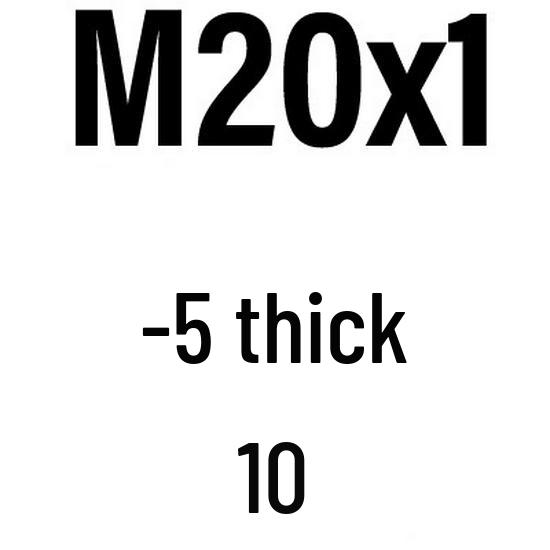 M6-M30 White Zinc Hex Thin Fine Thread Lock Nut GB808.