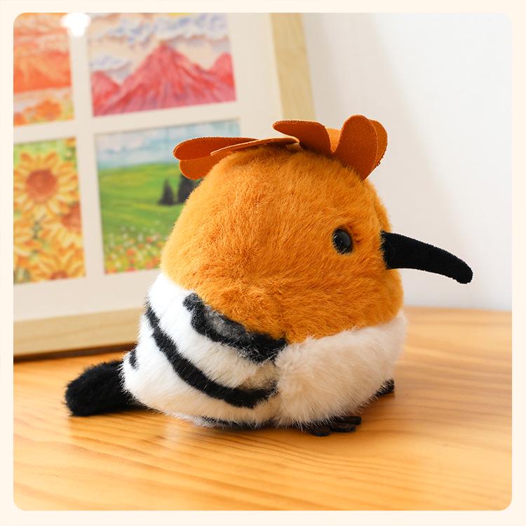Cartoon Parrot and Owl Plush Toy - Cute Bird Doll Desk Ornament and Claw Machine Gift