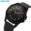 SYNOKE Retro Men's Quartz Watch, Alloy Case, Leather Strap - Fashion Sport Wristwatch, Ideal Student Gift