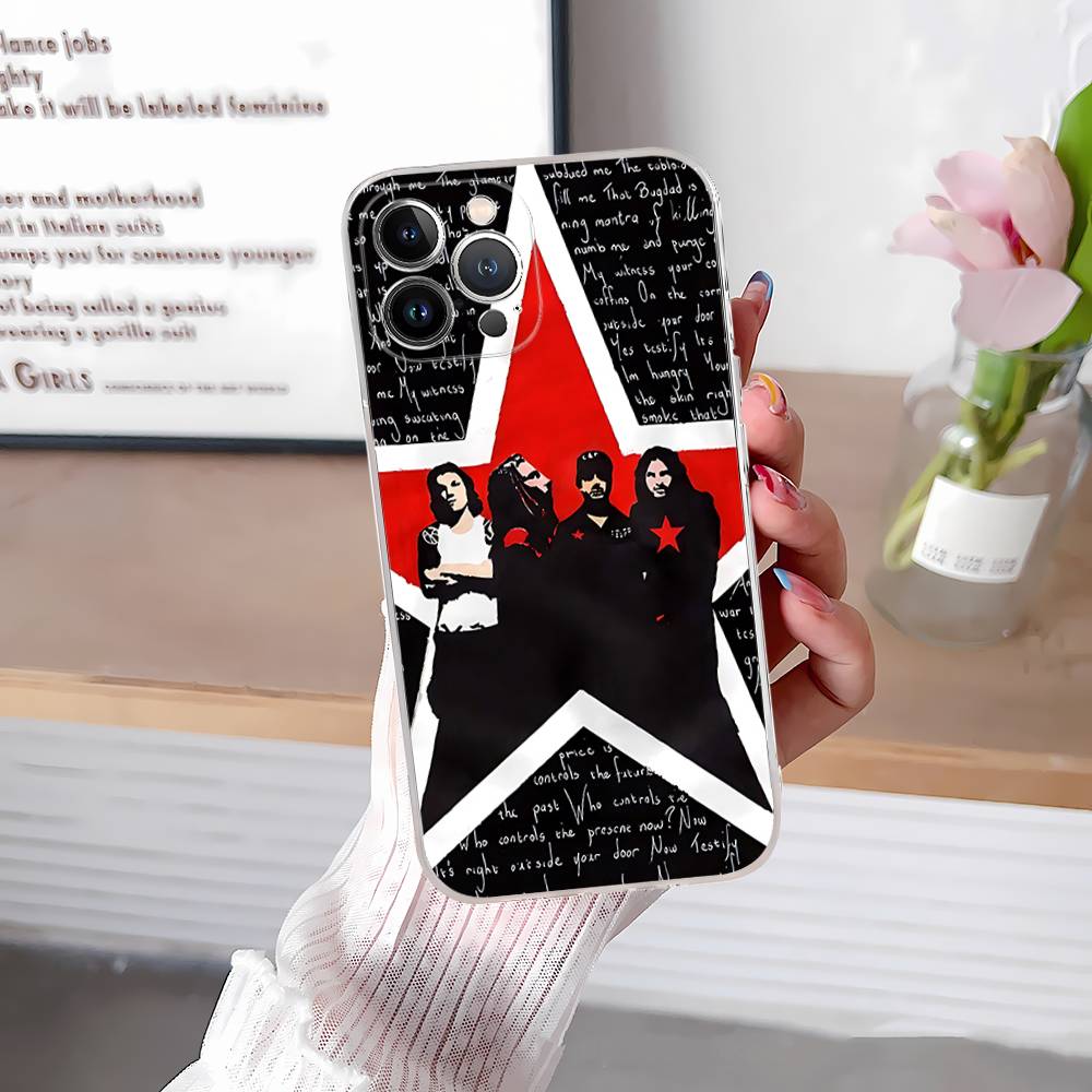 R-Rage A-Against T-The M-Machine Band For IPhone 17 16 15 14 13 12 11 Pro Max Plus Phone Case High End Silicone