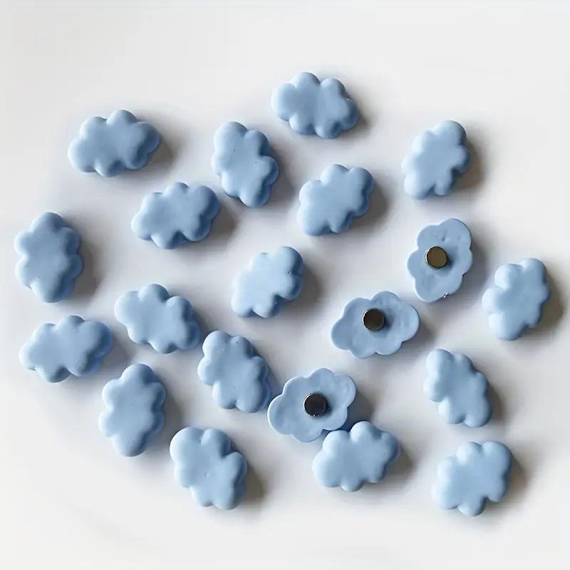 10pcs Vintage Macaron Heart Fridge Magnets Photo Wall Decor DIY Mini Home Accessories Fridge Magnets Decoration