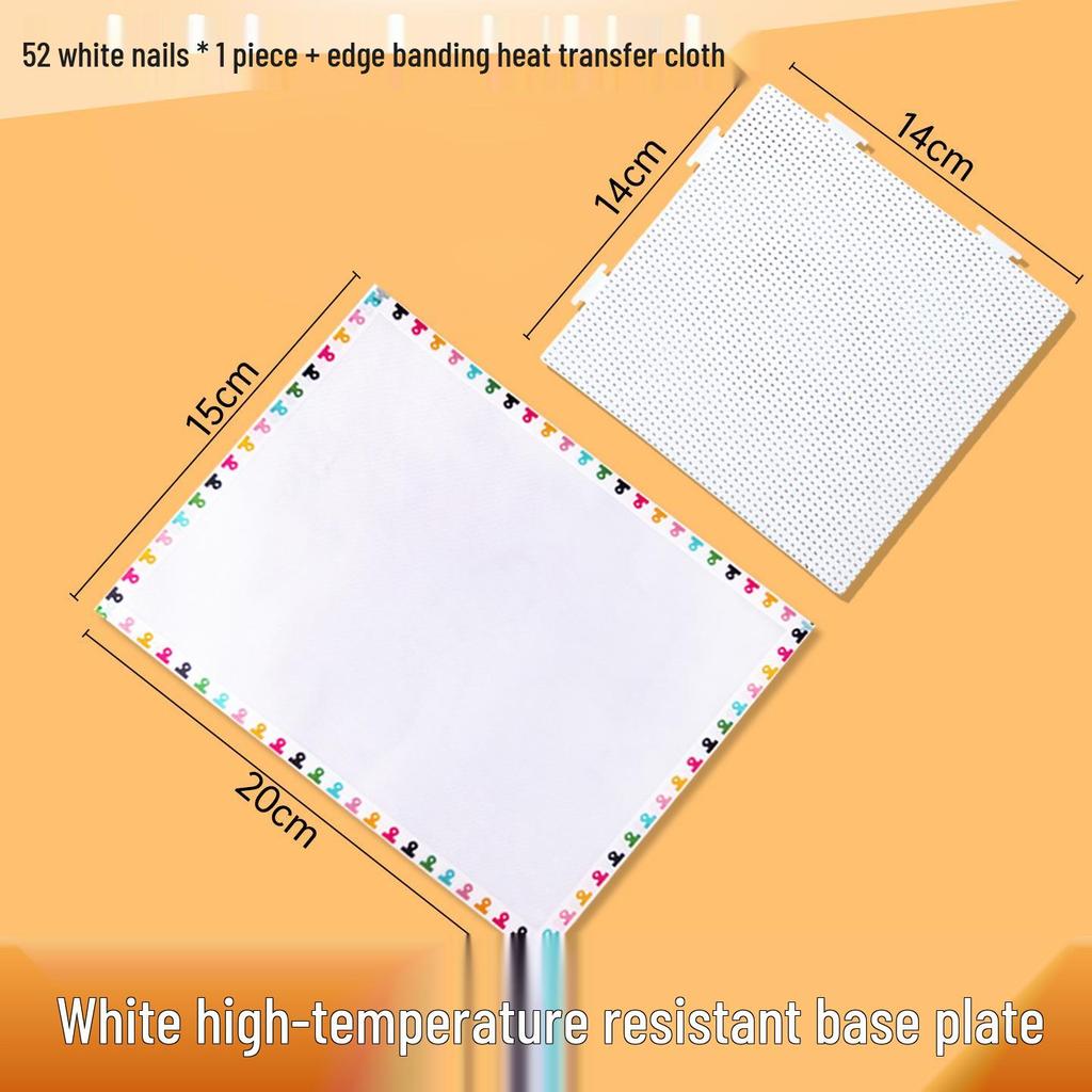 2.6mm Perler Bead Board, High-Temperature Resistant, 52x52 Peg Anti-Scald DIY Craft Tool