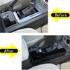 ABS Black Center Console Side Storage Box Multi-Function Mobile Phone Tray For Toyota Land Cruiser Prado FJ150 150 2010-2019