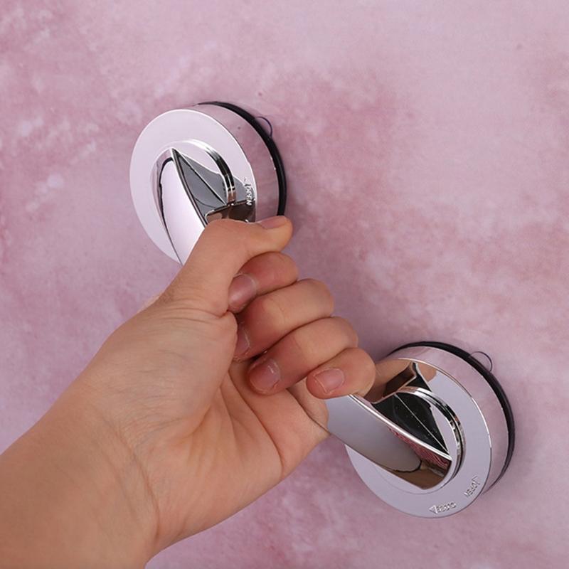 Safety Hand Rail Support Shower Grab Bar with Anti-slip Grip Bathroom Senior Assist Bath Handle Suction Grab Bars
