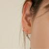 Lunne 14K Daily One-Touch Ring Earrings (14K Gold) #Er01