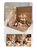 Retro Window Cake Baking Photography Background Board - Wood Grain Props for Studio Scenes
