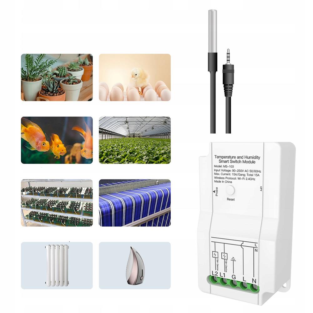 TUYA WiFi external temperature sensor thermostat
