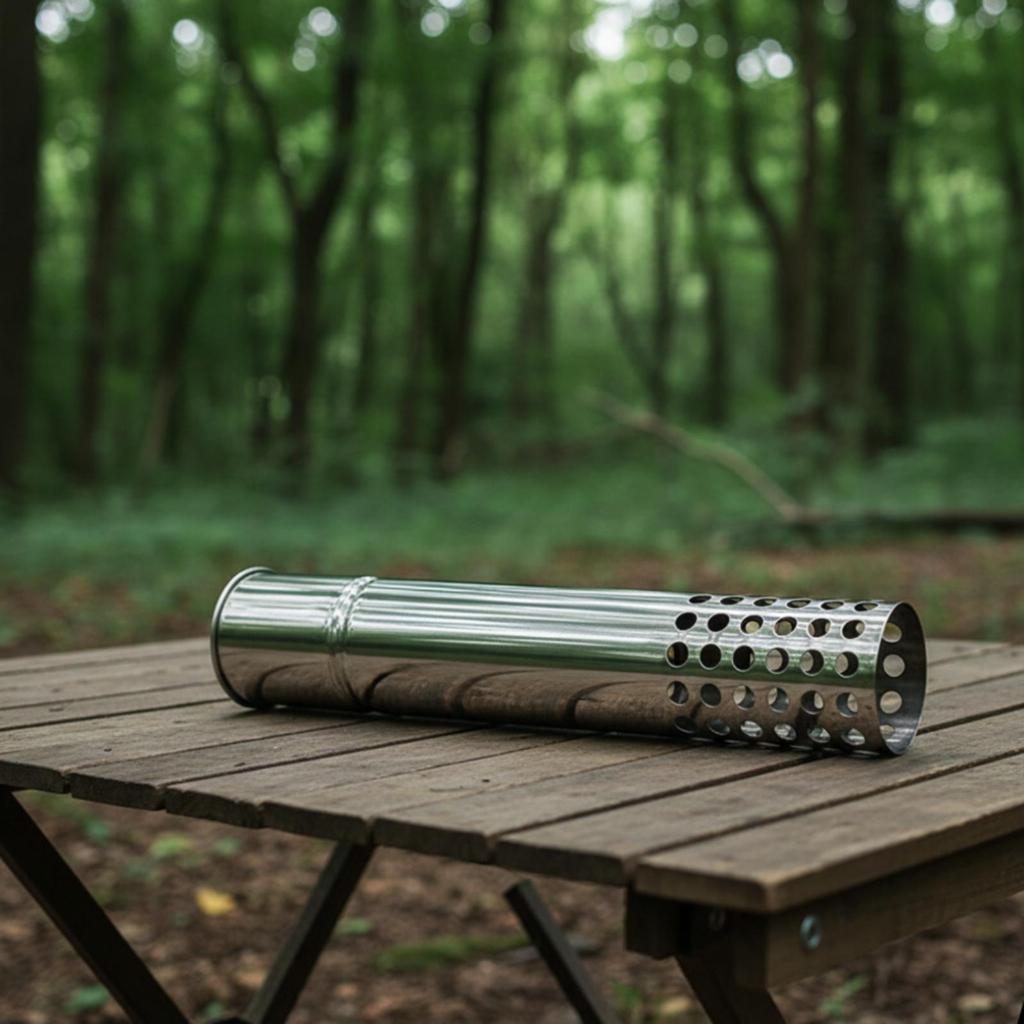 Stainless Steel Chimney Pipe for Camping Heater, Backpackers