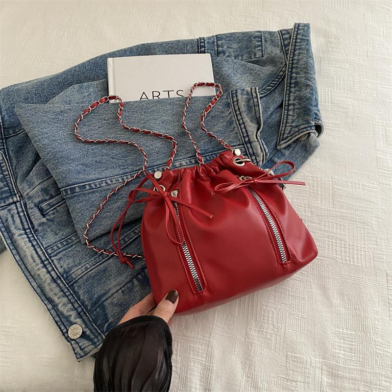 Fashionable Summer Mini Shoulder Bag For Women In Stylish Black White Red And Silver