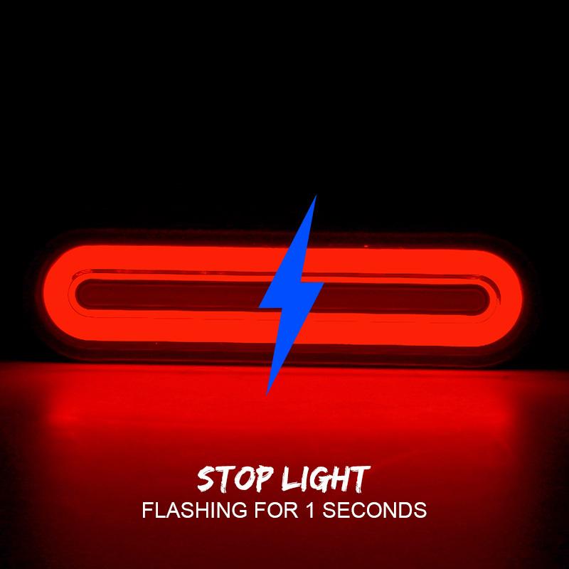 3 In 1 LED Tail Light 60led Sequential Dynamic Turn Signal Light DRL Brake Light 10V-72V For Car Truck Trailer Motorcycle ATV RV