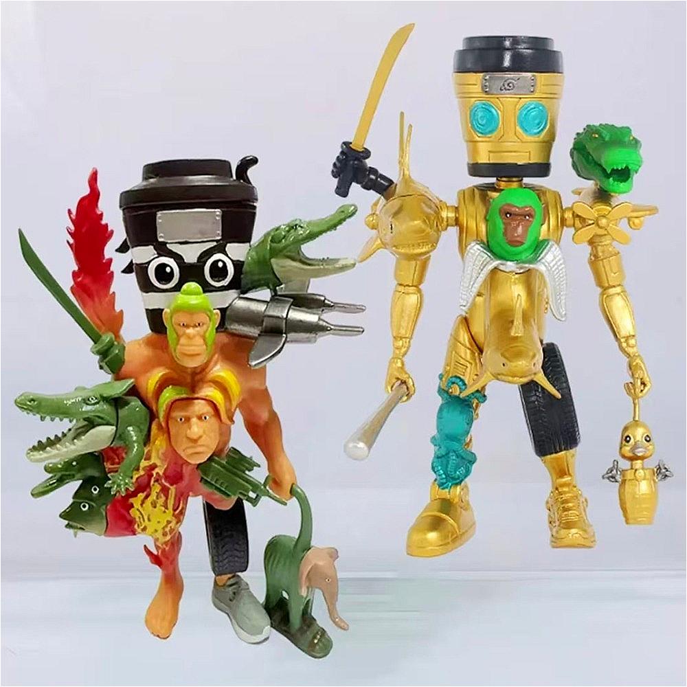 34 Style Italian Brainrot Figures Toys Tung Tung Tung Sahur Tralalero Tralala Anime Action Figurines Ornament Ornaments Decor
