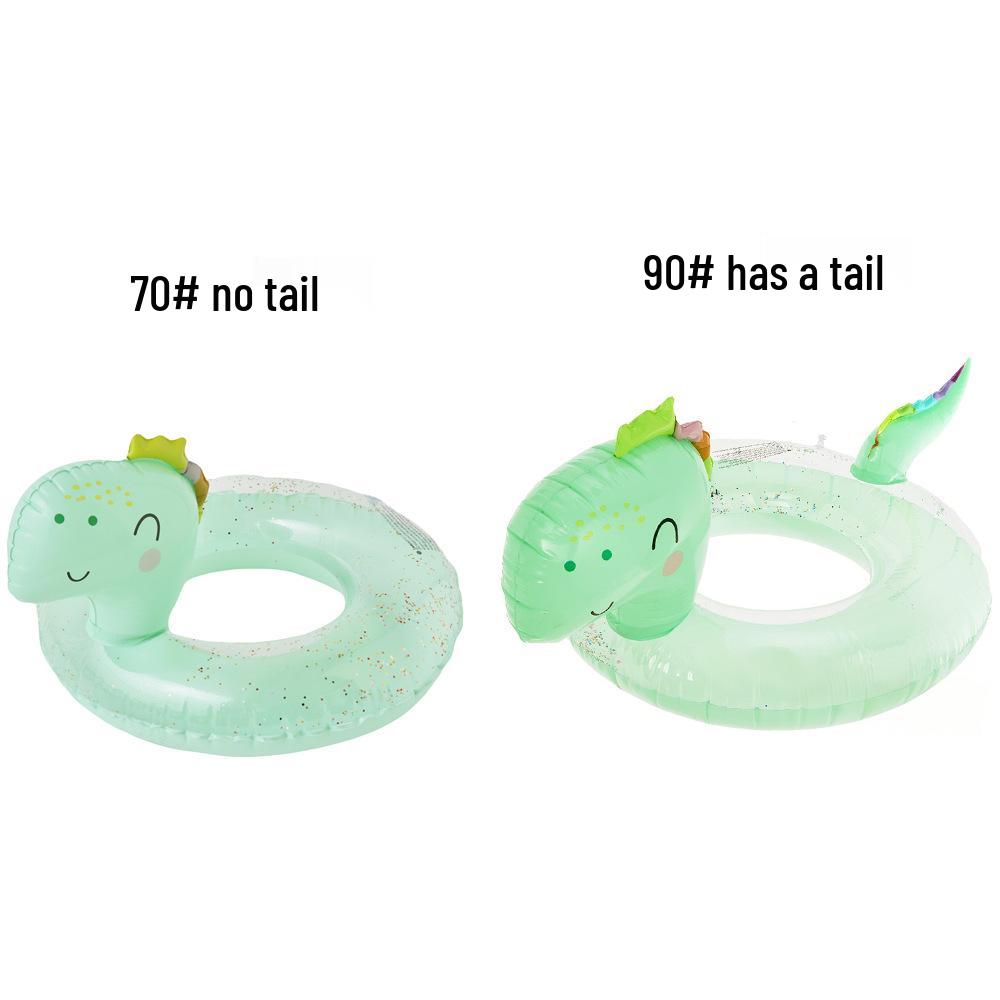 Xiaolü Thickened Mermaid Armpit Float: 110cm Adult Swim Ring with Fishtail Design