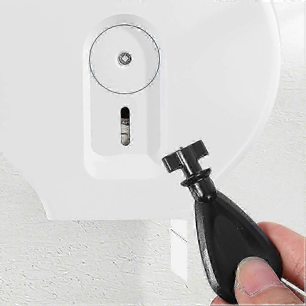 3Pcs Toilet Paper Dispenser Key Paper Towel Dispenser Key Replacement Roll Paper Dispenser Plastic Key