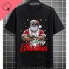 Funny Muscular Santa Christmas Gym Graphic Tshirt Casual Sports Humor Style Pure Cotton Shortsleeve Tshirt Outdoor Clothing