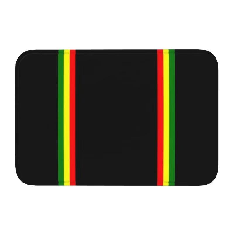Löwe von Juda Rasta Jamaikanischer Reggae Fußmatte Matte Anti-Rutsch Rastafarian Kunst Badezimmer Küche Garten Teppich Teppich