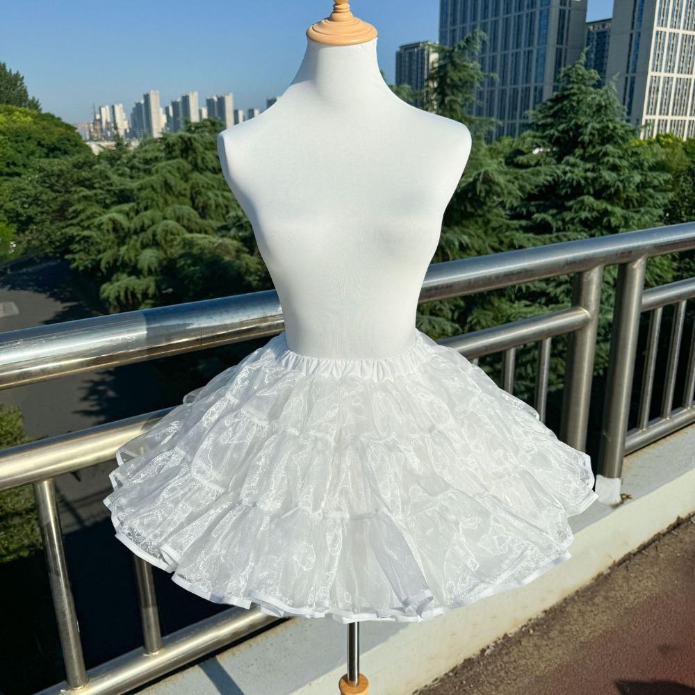 Jupon sans cerceau Crinoline Robe de bal blanche Jupes jupon Jupon de mode Robe de mariée