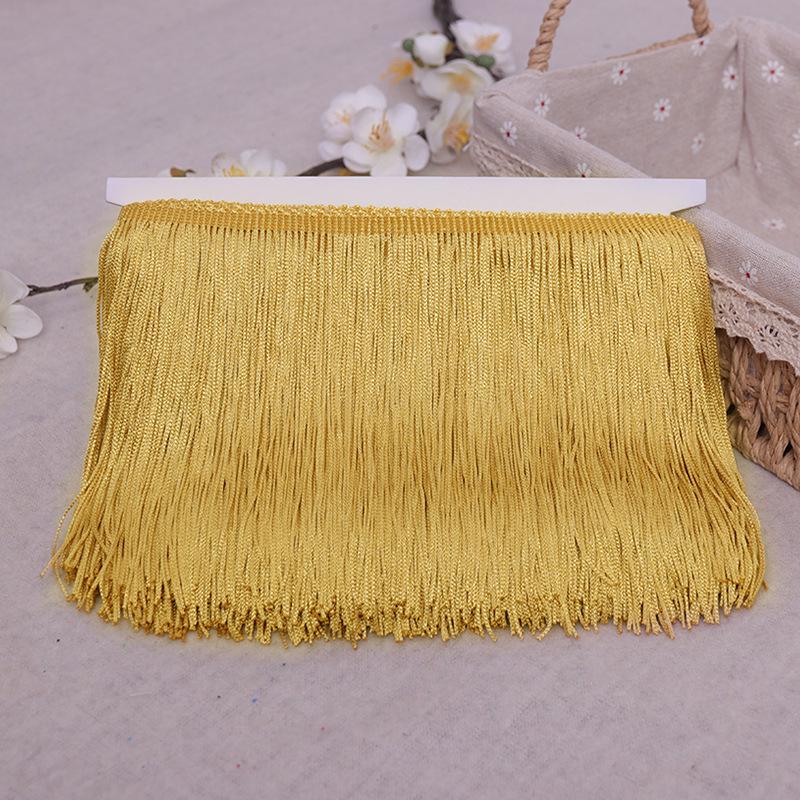 Polyester Fringe Tassel Trim (10-20cm) for Stage Costumes, Curtains, Carpets, and Lace Decorations