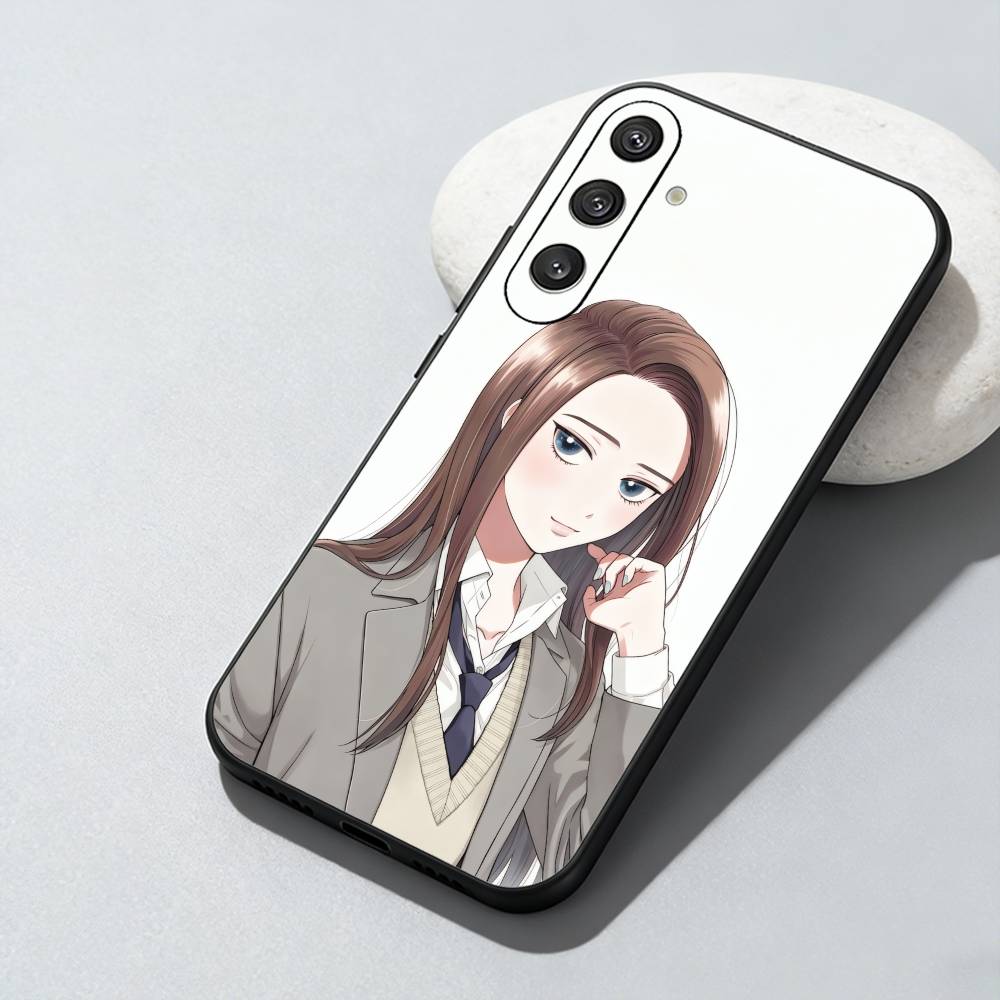 Anime O-Otaku ni Y-Yasashii Gal Wa Inai Phone Case For Samsung Galaxy A73,A72,A71,A70,A52,A51 Others Soft Black Cover
