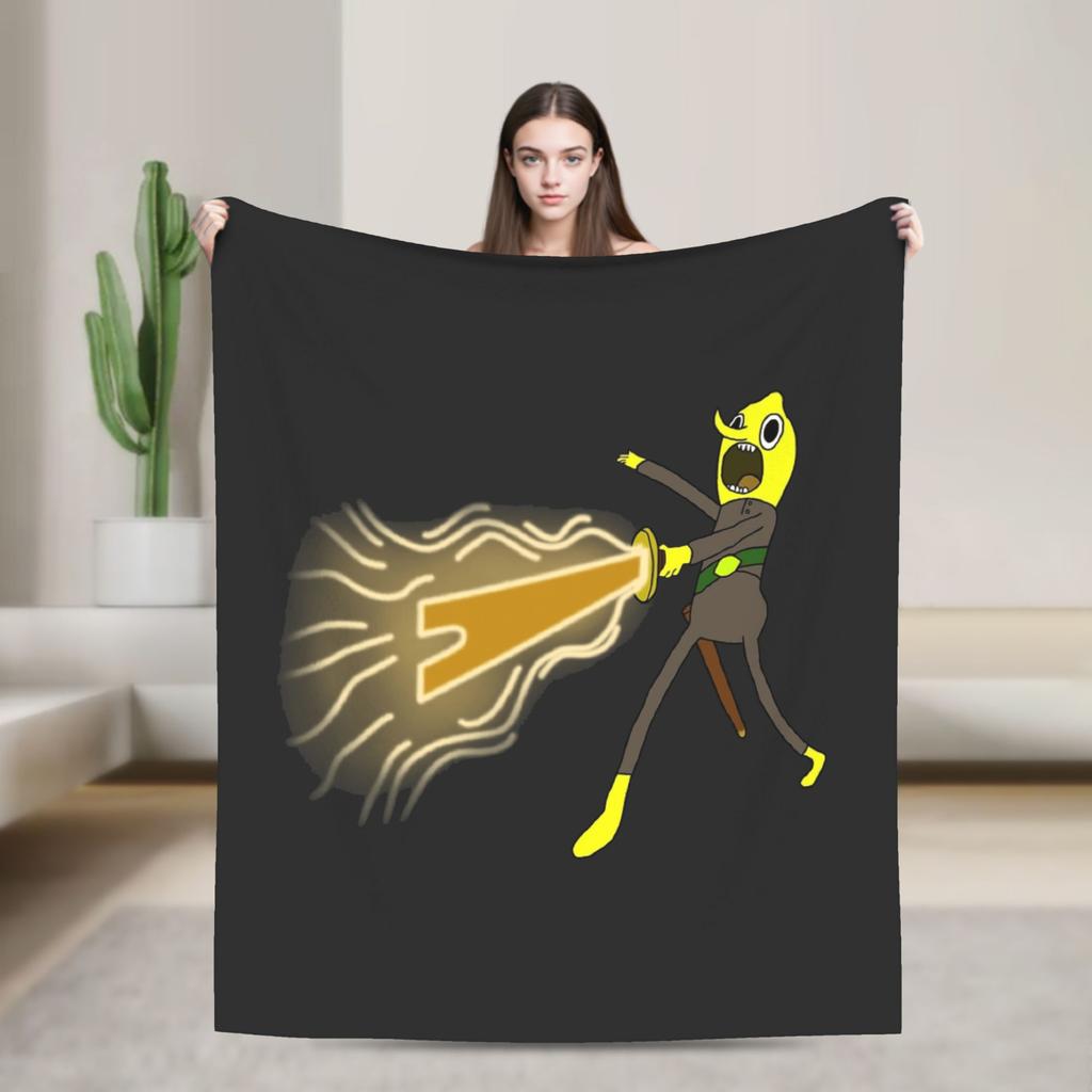 Lemongrab Unakzeptabel Flanelldecke Frühling Warm Weich Überwurfdecke für Kinder Erwachsene Heimdekoration Grafische Tagesdecke Sofabettbezug