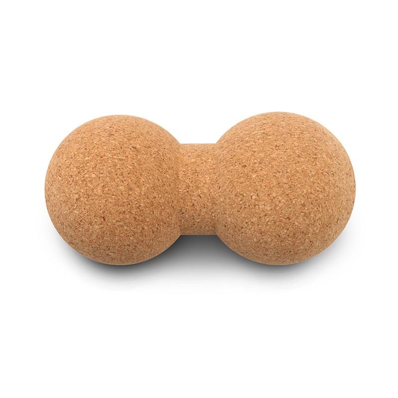 Cork Massage Ball Myofascial Release Yoga Fitness Deep Tissue Therapy 120x240mm Peanut Shape