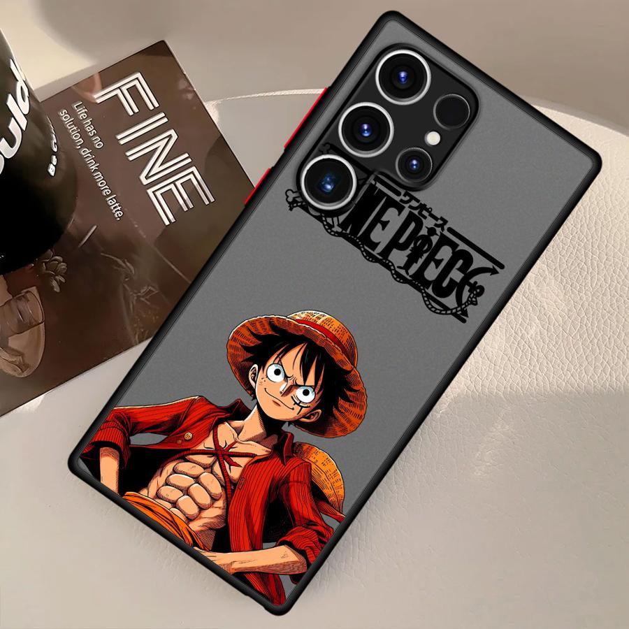 Anime One Piece Luffy Cool Case for Samsung Galaxy S23 FE S24 Plus S20 FE Note 20 Ultra 10+ S25 Ultra S26 S21 S22 Funda Back