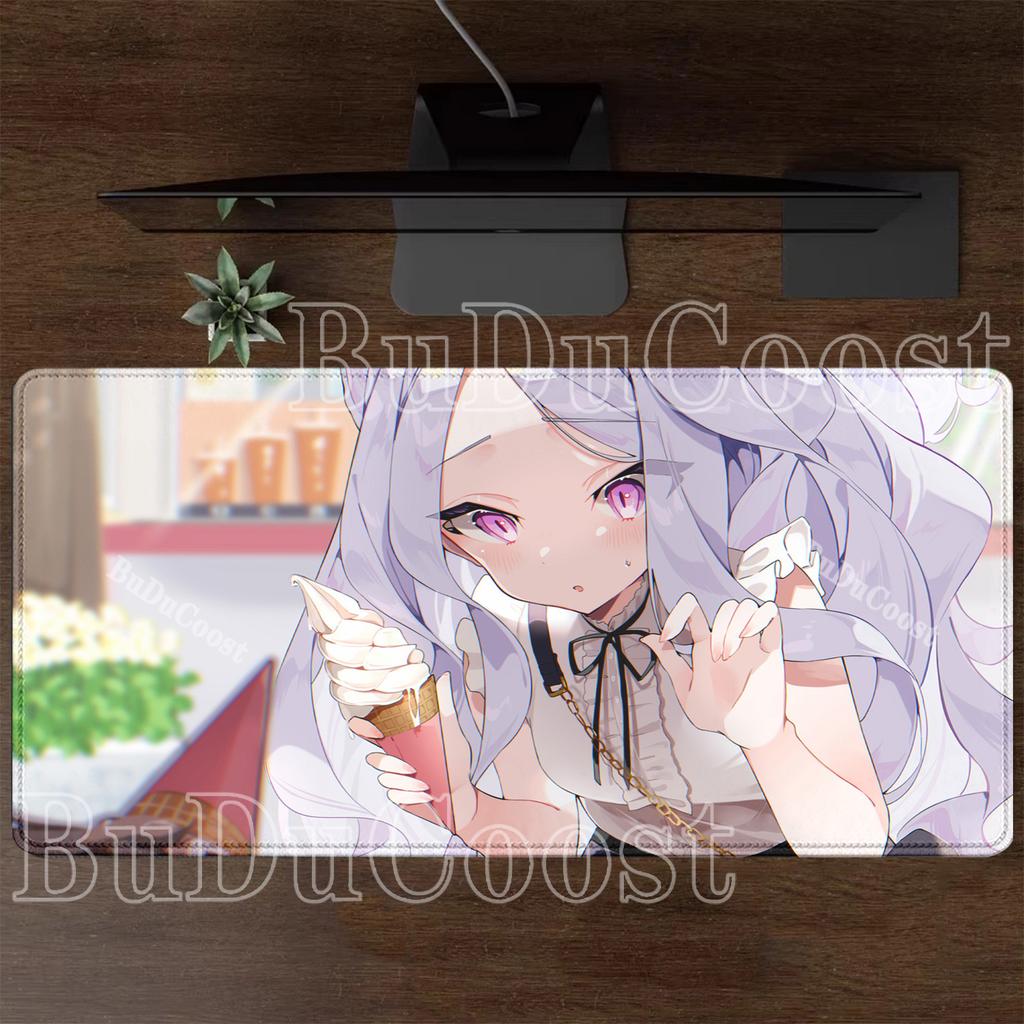 HD Printing Blue Archive Sorasaki Hina Large Mousepad Non-slip XXL Mouse Pad Keyboard Kawaii Anime Girl Overlock Office Desk Mat