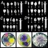 14 Stil 3D Gelatine Kuchenform Gelee Kunst Pudding Blumen Edelstahl Düse Spritze Nadel Set Kuchen Dekorationswerkzeuge
