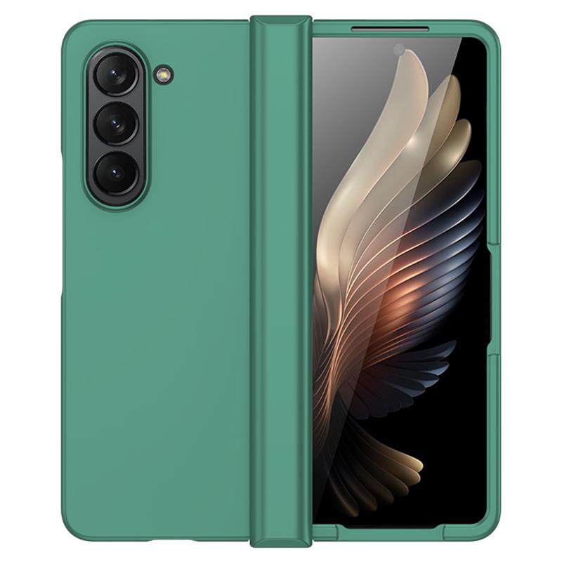 

Чехол для Samsung Galaxy Z Fold6 5G, матовый, поликарбонатный, с защитой шарнира Dark Green