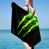 Monster Energy Microfiber Beach Towel, Soft And Absorbent, Quick-Dry, Ideal for Summer Travel, Beach Essential, Swimming Pool Gifts