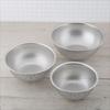 KAI Bowl Bowl Set Cooking Utensil for Single Living 18cm 21cm 24cm Stainless Steel Stackable Storage Integrated Type (Punching) 3-Piece