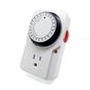 2/3-Pin Plug Energy Saving Timer Socket Energy Efficient 24 Hour Segment Timer  Office Use