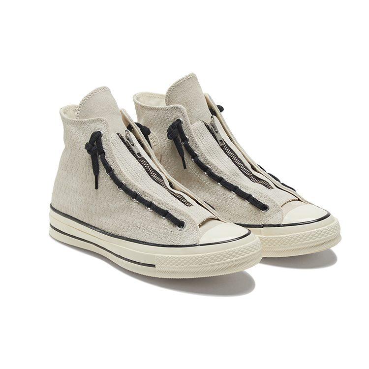 Chuck 70 Converse Zip High 'Egret Black' 169439C