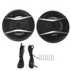 Pair Car Audio Speaker 6.5in Full Frequency 35hz‑22khz 91dB 4 Ohm  Round Universal Moisture Proof