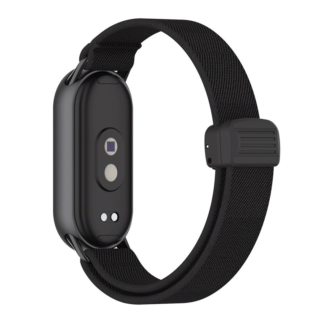 Elastic Nylon Band For Xiaomi Band 10/9/8 Magnetic Braided Sport Band For Miband 10 9 8 NFC Smartwatch Replacement Bracelet