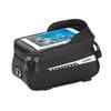 Waterproof Bicycle Phone Mount Bags Front Frame Top Tube Bag with Touchscreen Phone Holder Case Cycle Bike Tool Storage