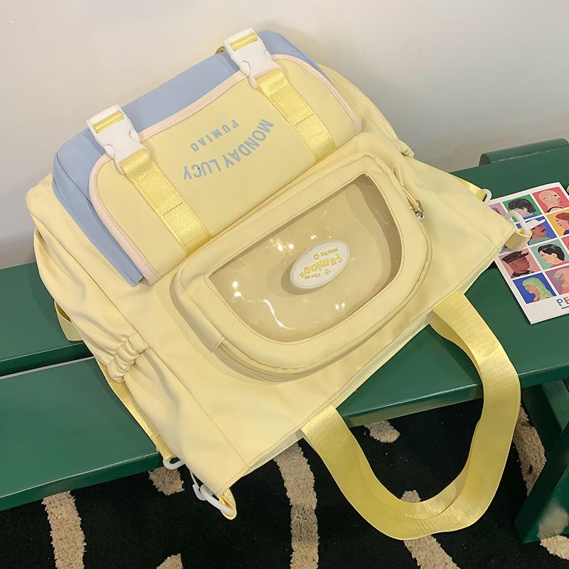 Schoolbag Children Elementary School Girl Junior High School Student Cartoon High Value Ins Pain Bag Backpack